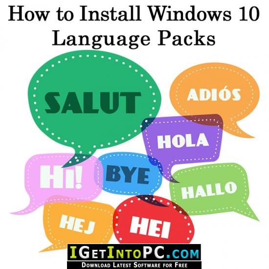 windows 10 language pack not available